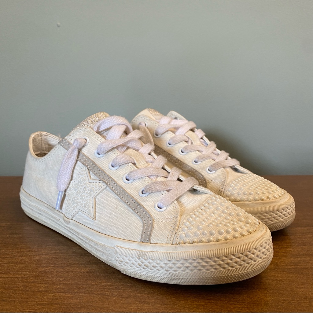 Vintage Havana Women's Alive Fashion Sneakers, White Pearls